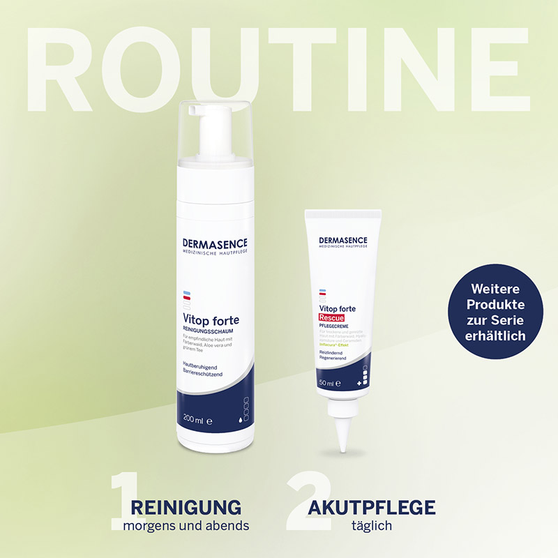 DERMASENCE Vitop forte Rescue PFLEGECREME 50 ml Creme