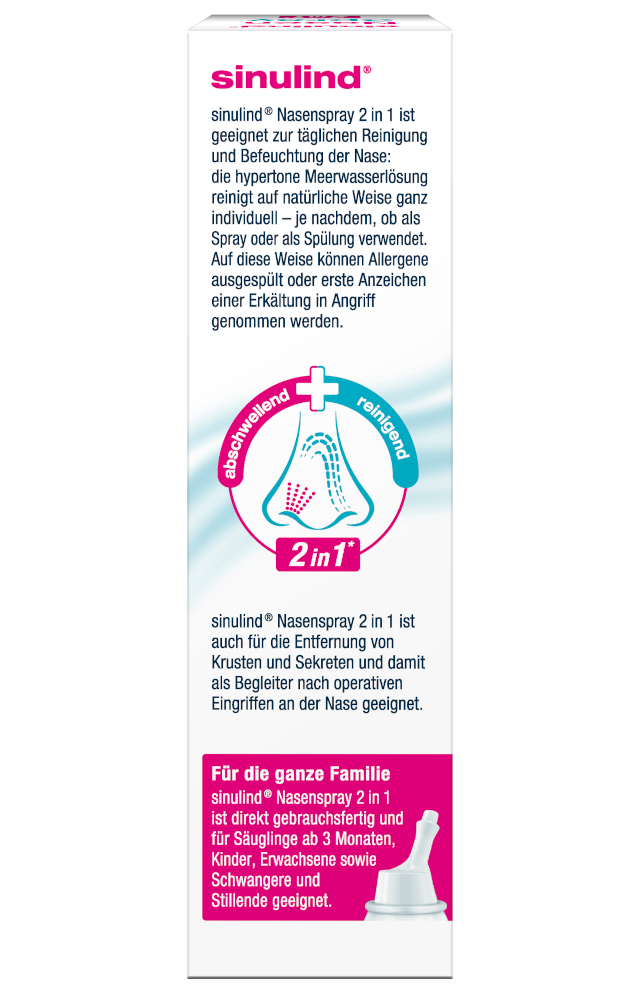 sinulind Nasenspray 2in1 50 ml Nasenspray