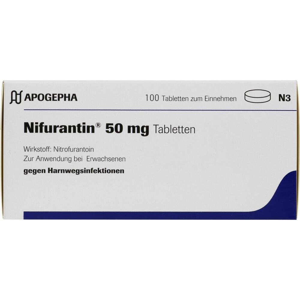 NIFURANTIN 50 mg Tabletten 100 St Tabletten