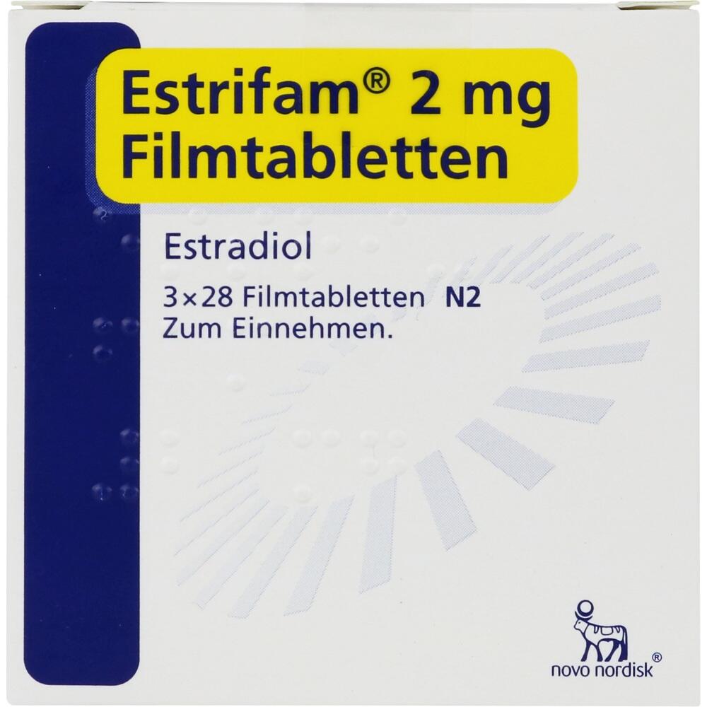 ESTRIFAM 2 mg Filmtabletten 3X28 St Filmtabletten