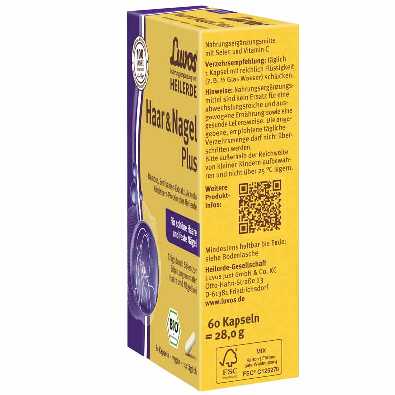 Luvos HEILERDE Haar & Nagel Plus  60 St Kapseln