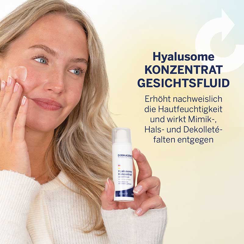 DERMASENCE Hyalusome Konzentrat GESICHTSFLUID 30 ml Emulsion