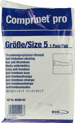 Comprinet  pro Strumpf Oberschenkel lang Gr. 5 weiß 2 St