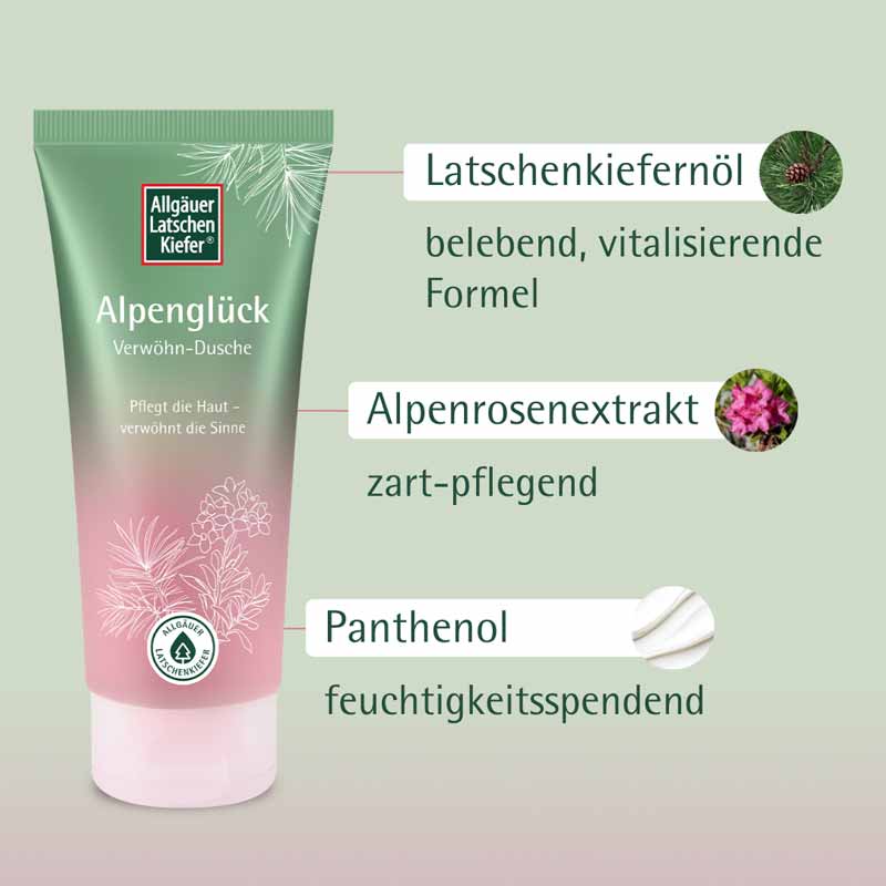 Allgäuer Latschen Kiefer Alpenglück Verwöhn-Dusche 200 ml Duschgel