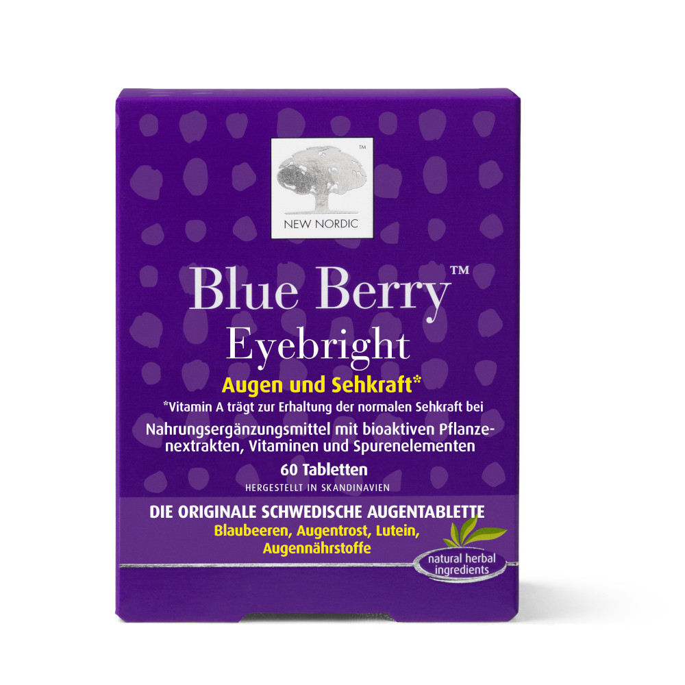 NEW NORDIC Blue Berry Eyebright 60 St Tabletten
