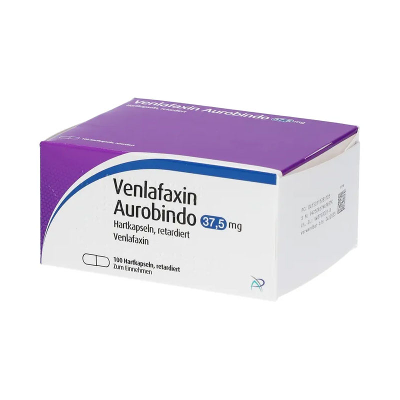 VENLAFAXIN Aurobindo 37,5 mg Hartkapseln retard. 100 St Retard-Kapseln