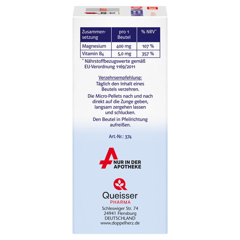 Doppelherz system MAGNESIUM 400 DIRECT 30 St Pellets