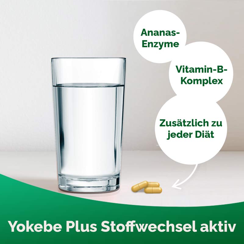 Yokebe Stoffwechsel aktiv PLUS 28 St Kapseln