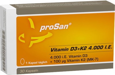 prosan Vitamin D3+K2 4.000 I.E. Kapseln  30 St Kapseln
