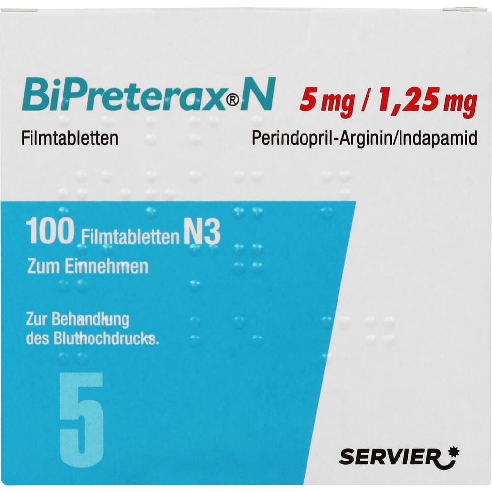 BIPRETERAX N 5mg/1,25mg 100 St Filmtabletten