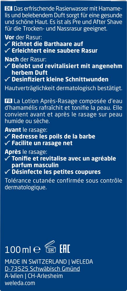 Weleda Rasierwasser 100 ml Tonikum