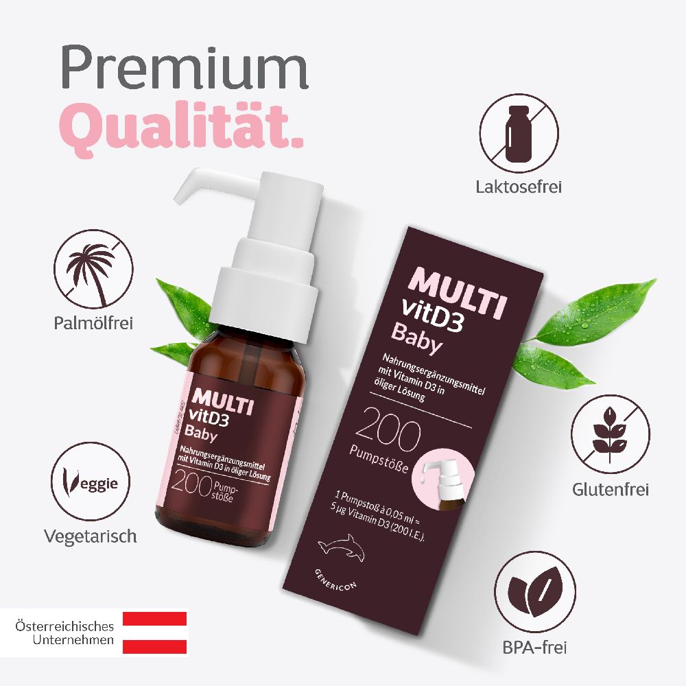 MULTIvitD3 Baby 10 ml Pumplösung