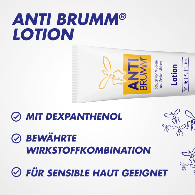 ANTI BRUMM Schützt vor Mücken- und Zeckenstiche Lotion 100 ml Lotion