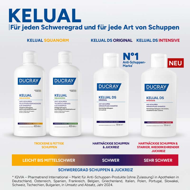 DUCRAY KELUAL SQUANORM ANTI-SCHUPPEN FEUCHTIGKEITS SHAMPOO 400 ml Shampoo