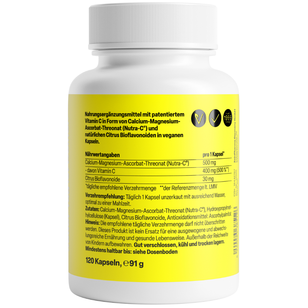 Zein PHARMA Vitamin C Depot 400 mg 120 St Kapseln
