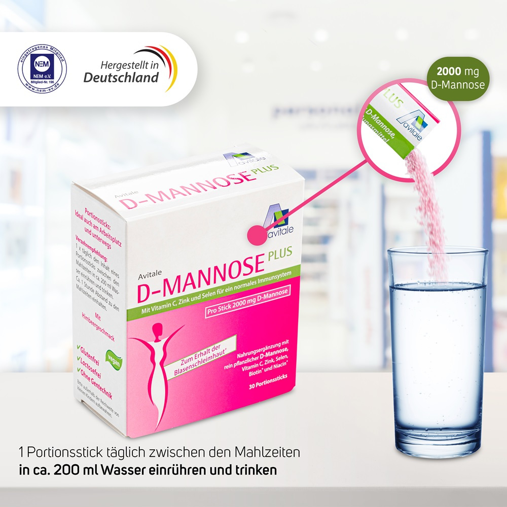 Avitale D-MANNOSE PLUS 60X2.47 g Pulver