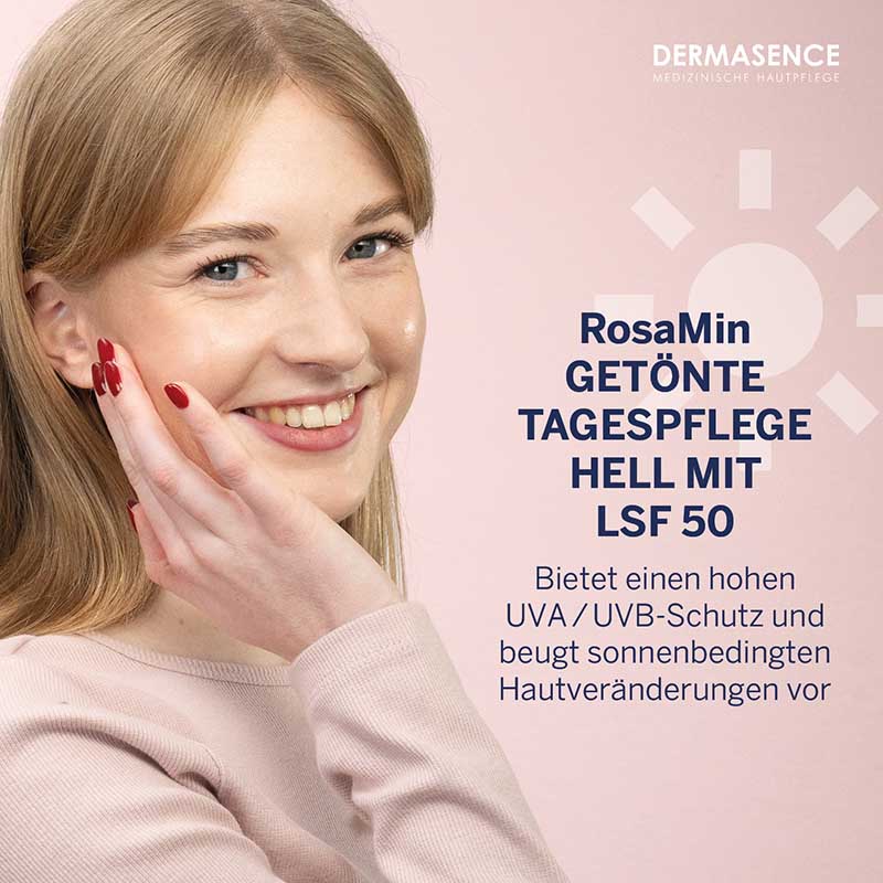 DERMASENCE RosaMin GETÖNTE TAGESPFLEGE HELL LSF 50 30 ml Creme