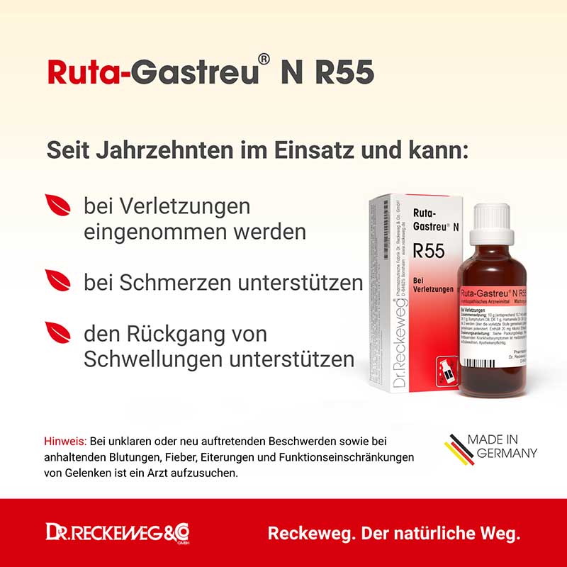 RUTA GASTREU N R 55 Tropfen zum Einnehmen 22 ml Mischung