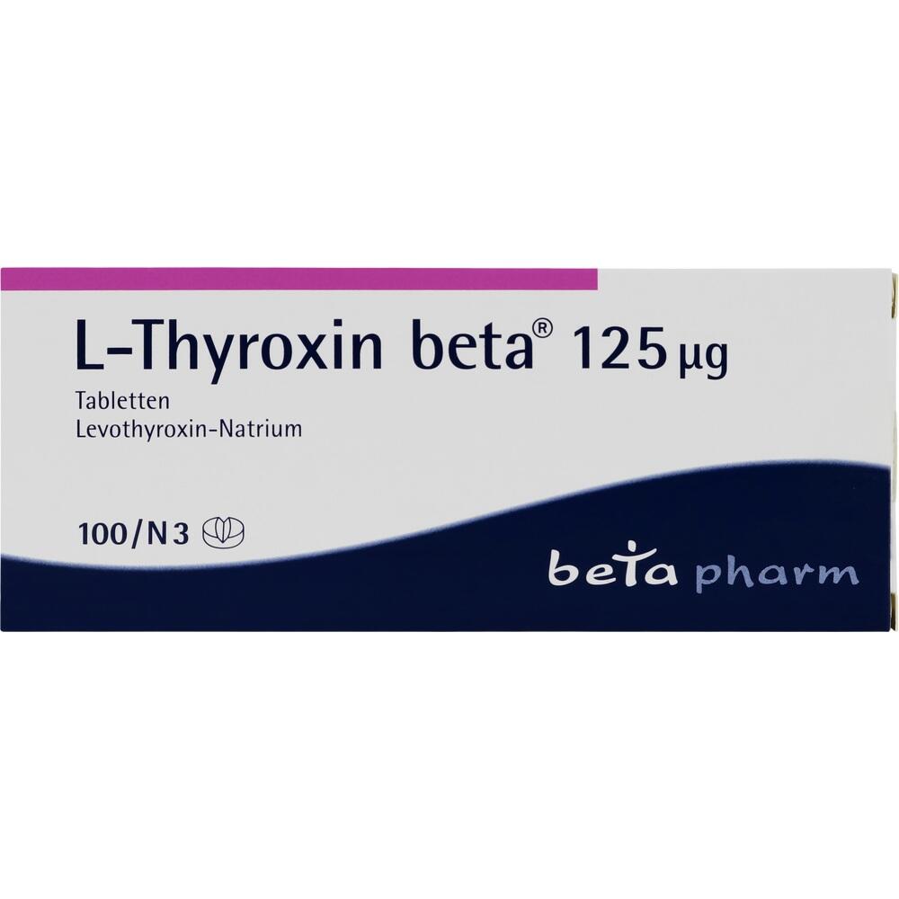L-Thyroxin beta 125μg 100 St Tabletten
