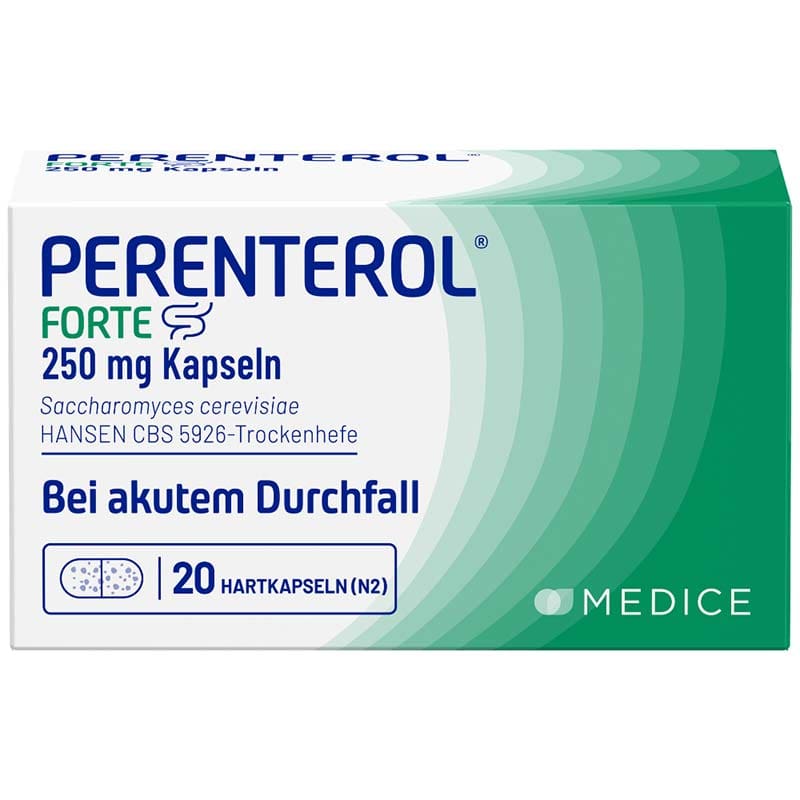 PERENTEROL FORTE 250 mg Bei akutem Durchfall 20 St Hartkapseln