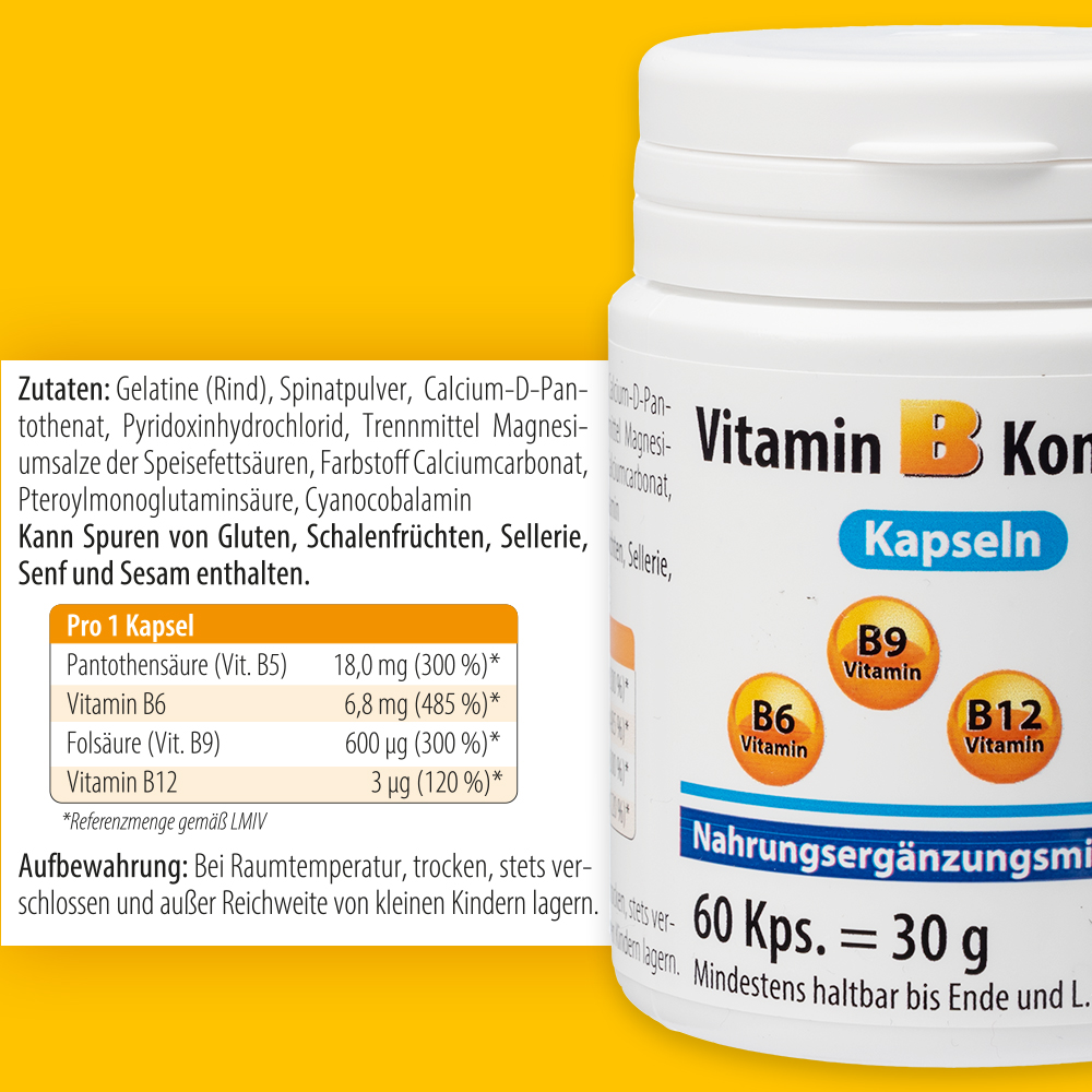 Vitamin B Komplex 60 St Kapseln