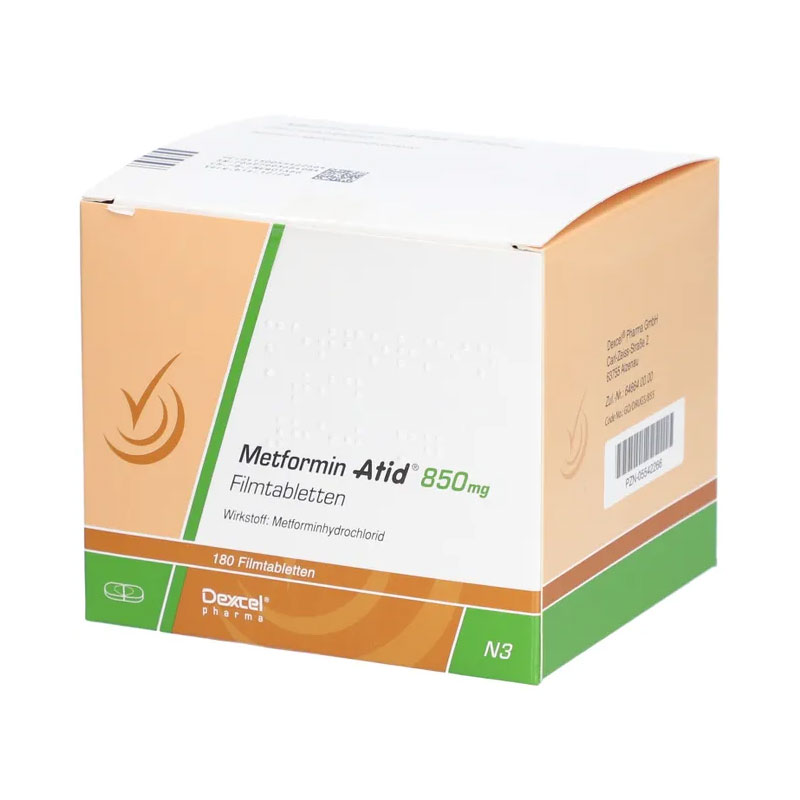 Metformin Atid 850mg 180 St Filmtabletten