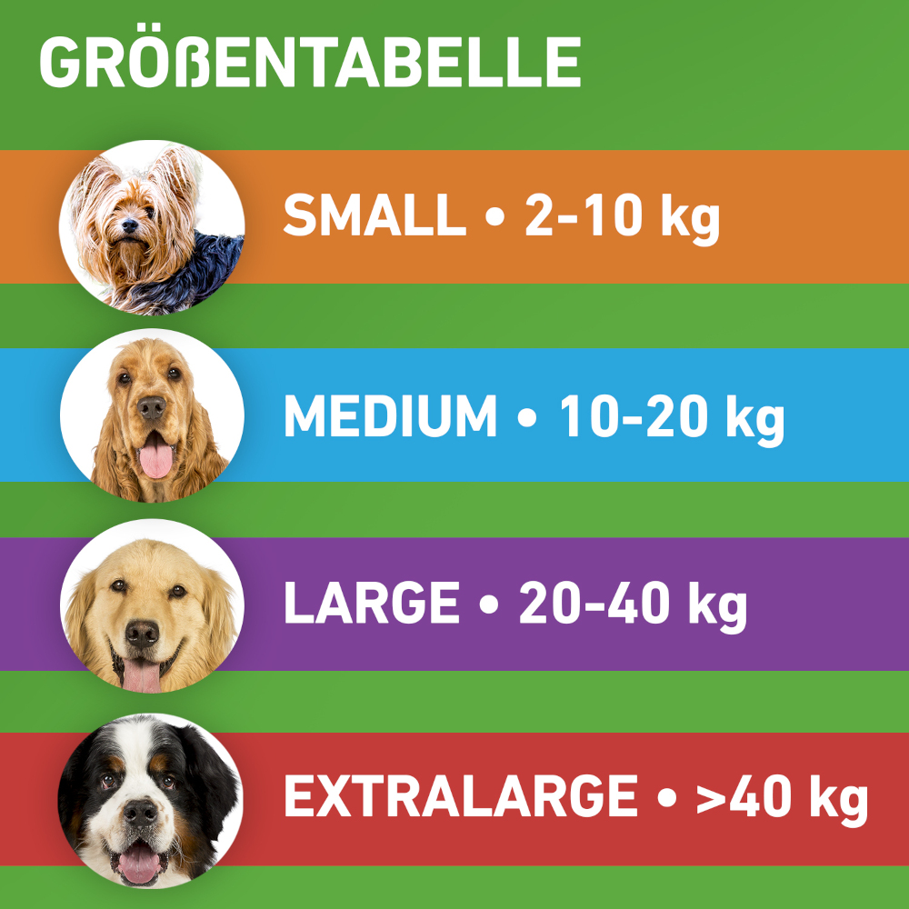 FRONTLINE COMBO gegen Zecken, Flöhe (Flöhe, Eier, Larven, Puppen) bei Hunden XL (40-60Kg) 3 St Lösung