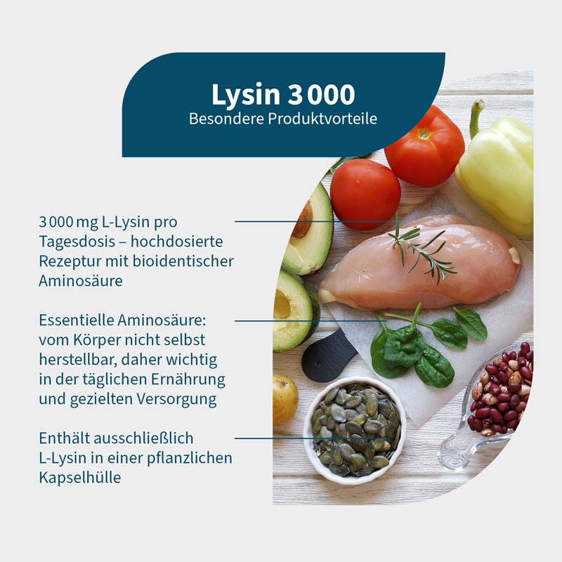 NatuGena Lysin 3000 240 St Kapseln