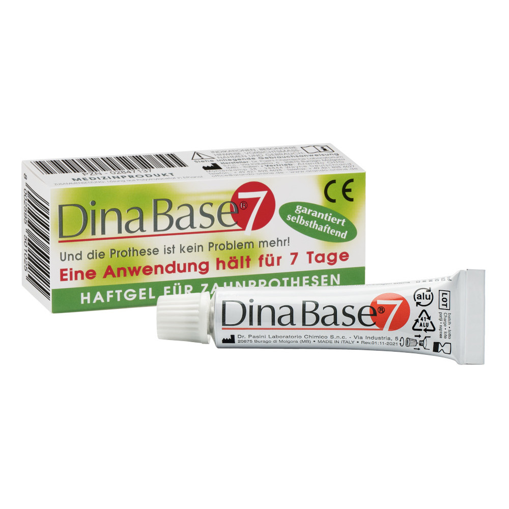 DINABASE 7 Haftgel für Zahnprothesen 1 St