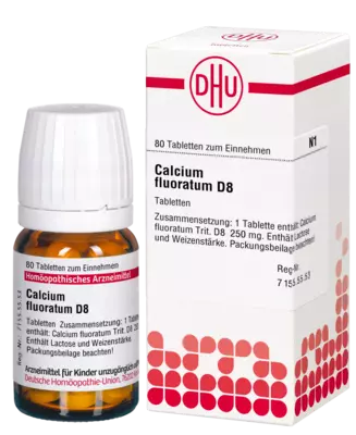 CALCIUM FLUORATUM D 8 Tabletten 80 St Tabletten