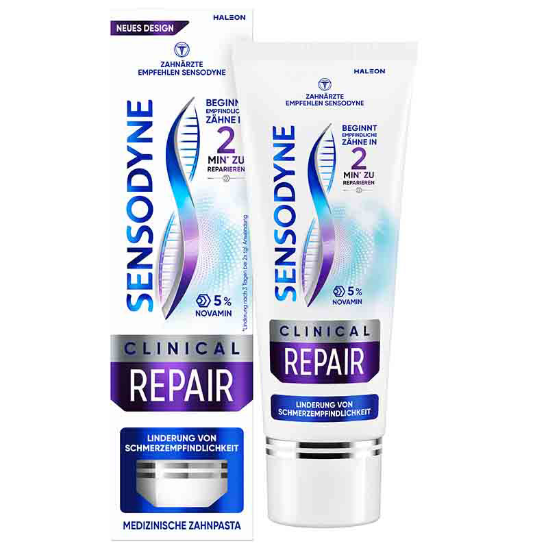 SENSODYNE CLINICAL REPAIR 5% NOVAMIN 75 ml Zahnpasta