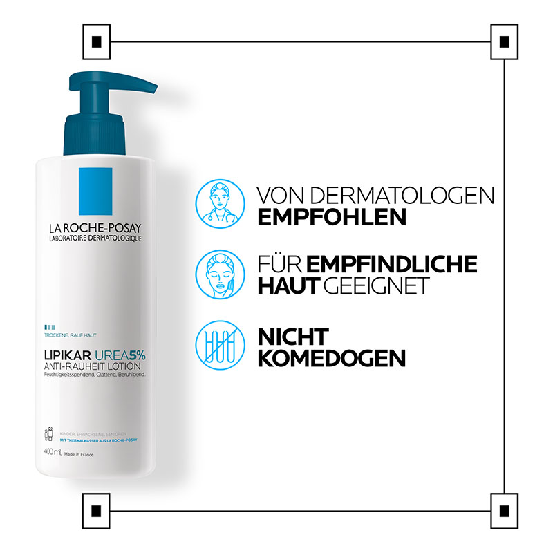 LA ROCHE-POSAY LIPIKAR UREA5% ANTI-RAUHEIT LOTION 400 ml Lotion