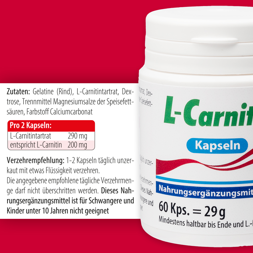 L-CARNITIN KAPSELN 60 St Kapseln