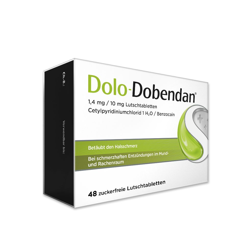 Dolo-Dobendan - betäubt den Halsschmerz 48 St Lutschtabletten