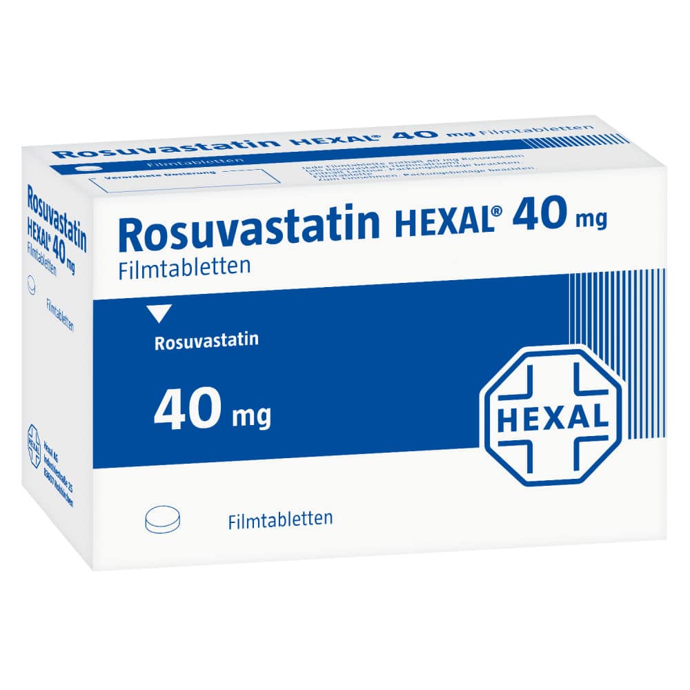 Rosuvastatin Hexal 40 mg Filmtabletten 30 St Filmtabletten