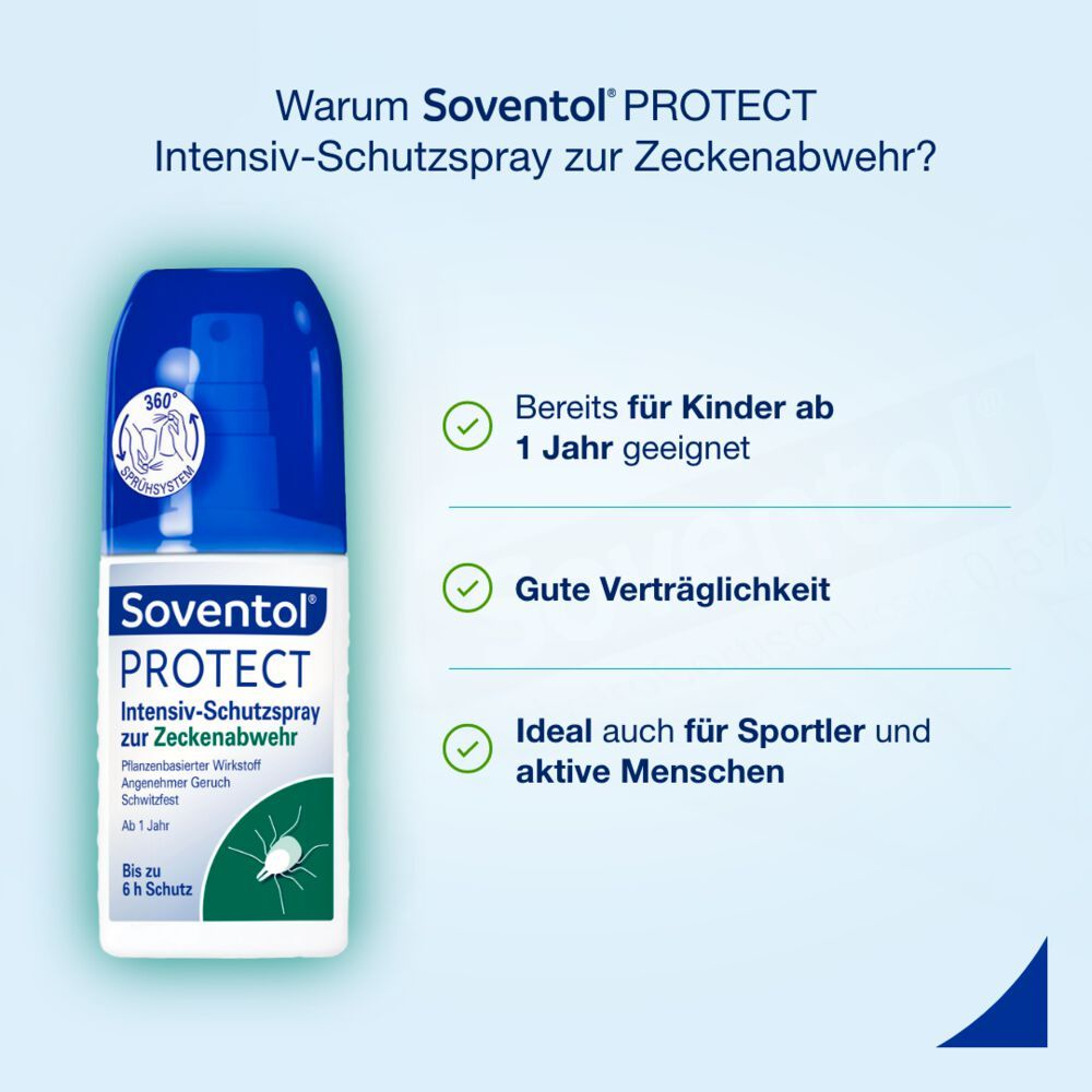Soventol Protect Zecke zur Zeckenabwehr  100 ml Spray