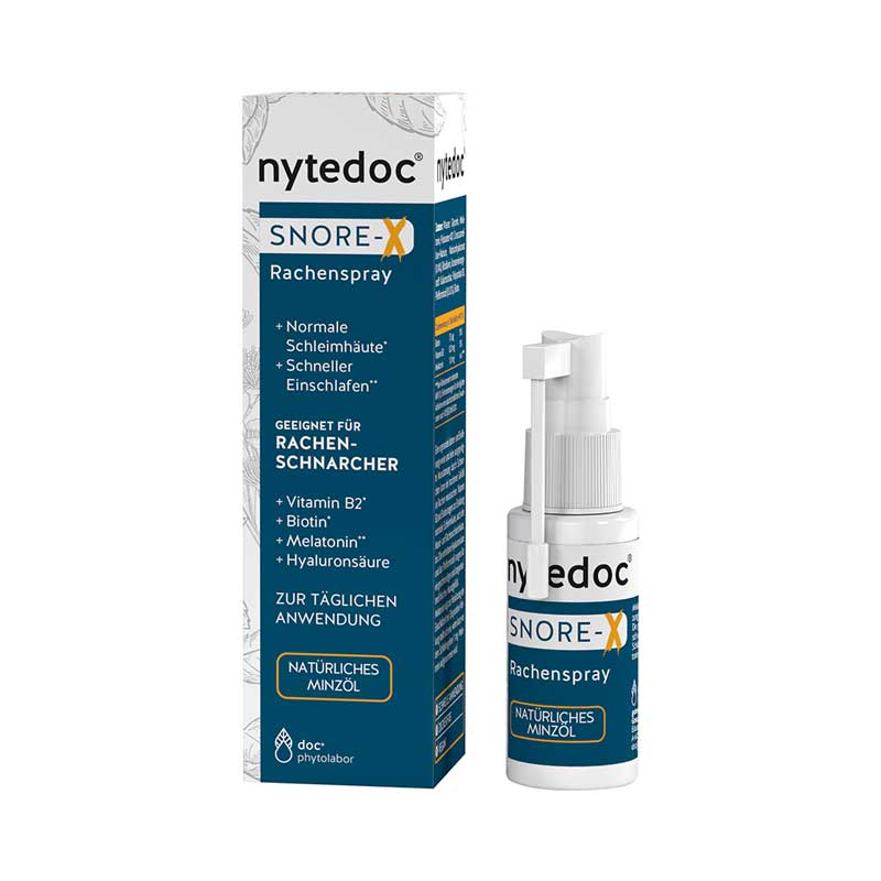 nytedoc SNORE-X Rachenspray 23.5 ml Spray