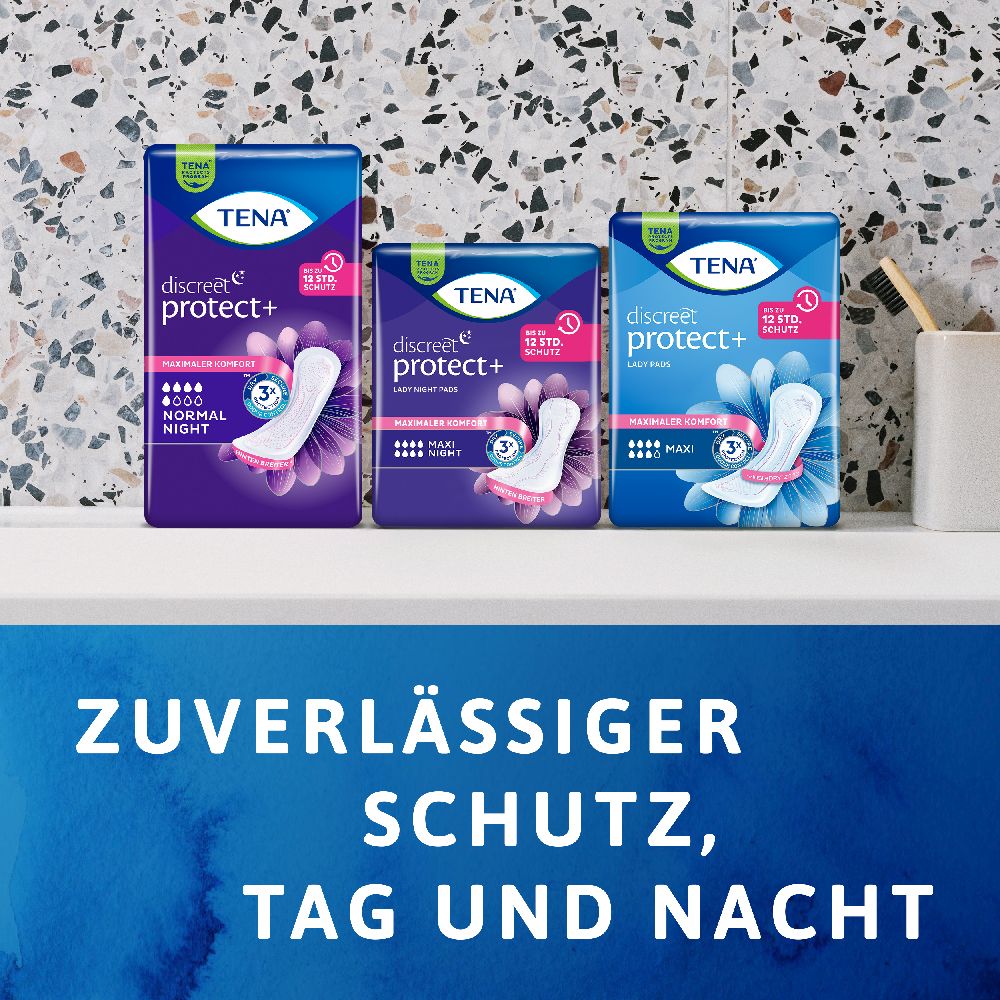 TENA LADY discreet MAXI NIGHT Inkontinenz Einlagen 6X12 St