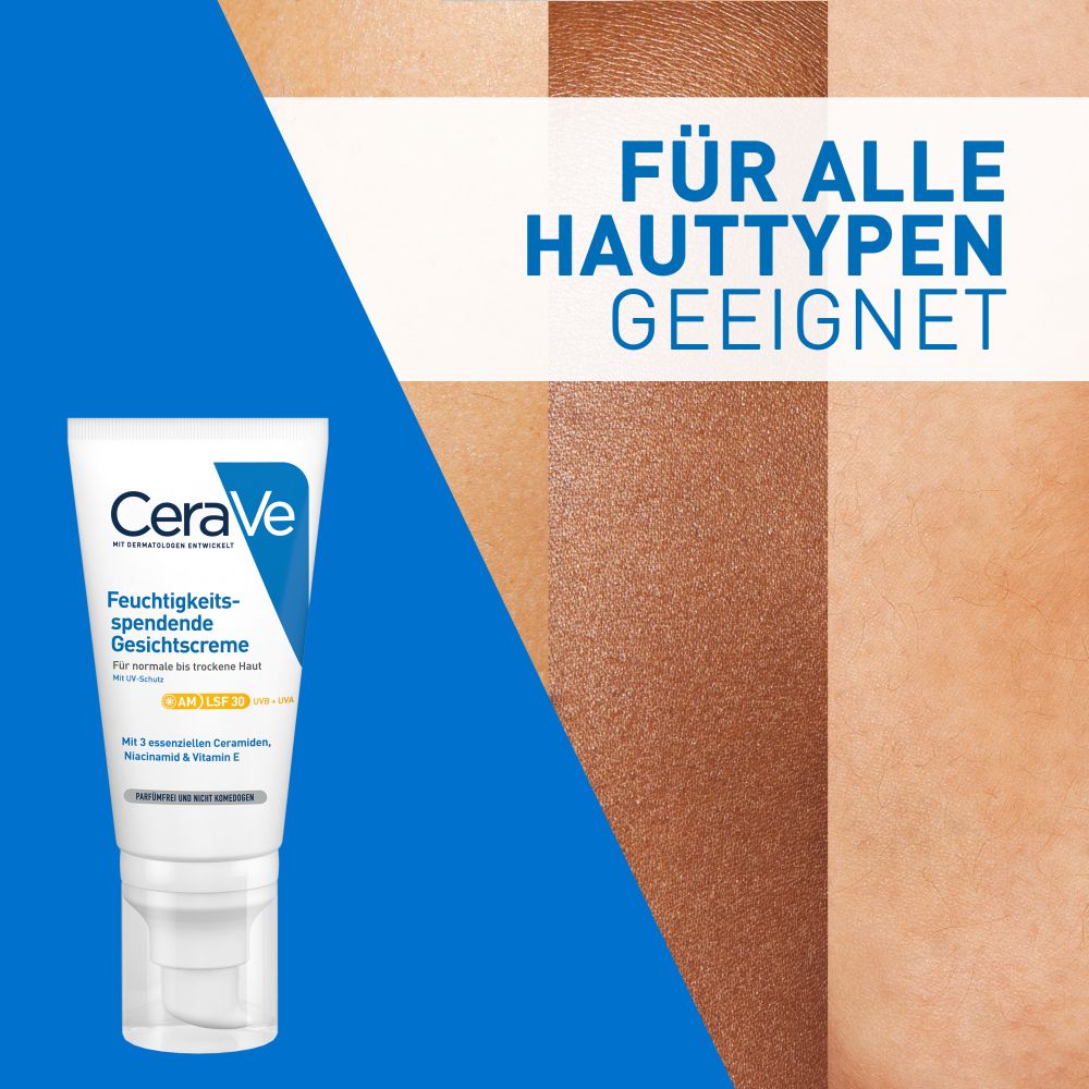 CeraVe Feuchtigkeitsspendende Gesichtscreme SPF30 52 ml Creme