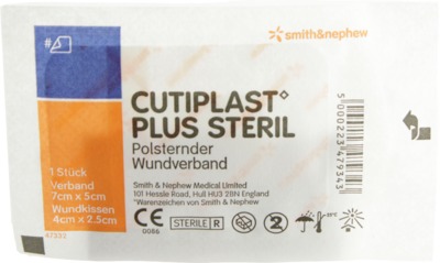 CUTIPLAST Plus steril 5x7 cm Verband 1 St Verband