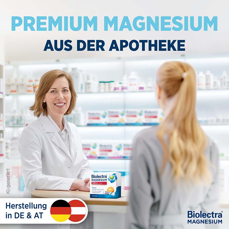 Biolectra MAGNESIUM 400mg ULTRA Direct Orange  40 St Pellets