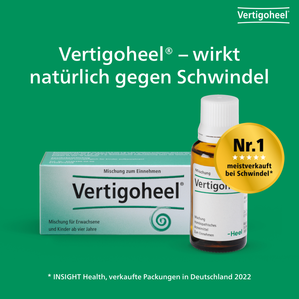 Vertigoheel bei Schwindelzuständen 100 ml Tropfen