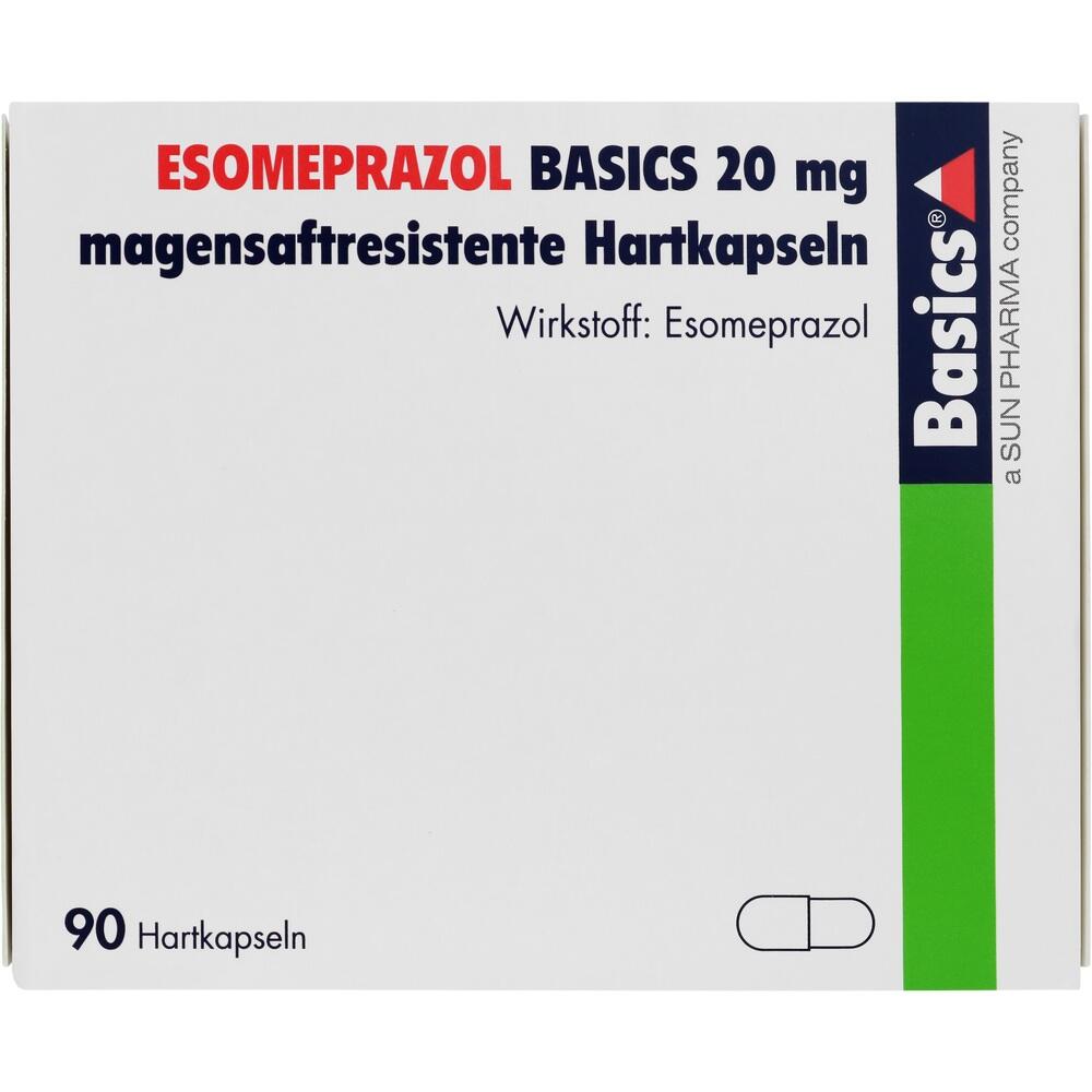 ESOMEPRAZOL BASICS 20 mg 90 St Magensaftresistente Hartkapseln