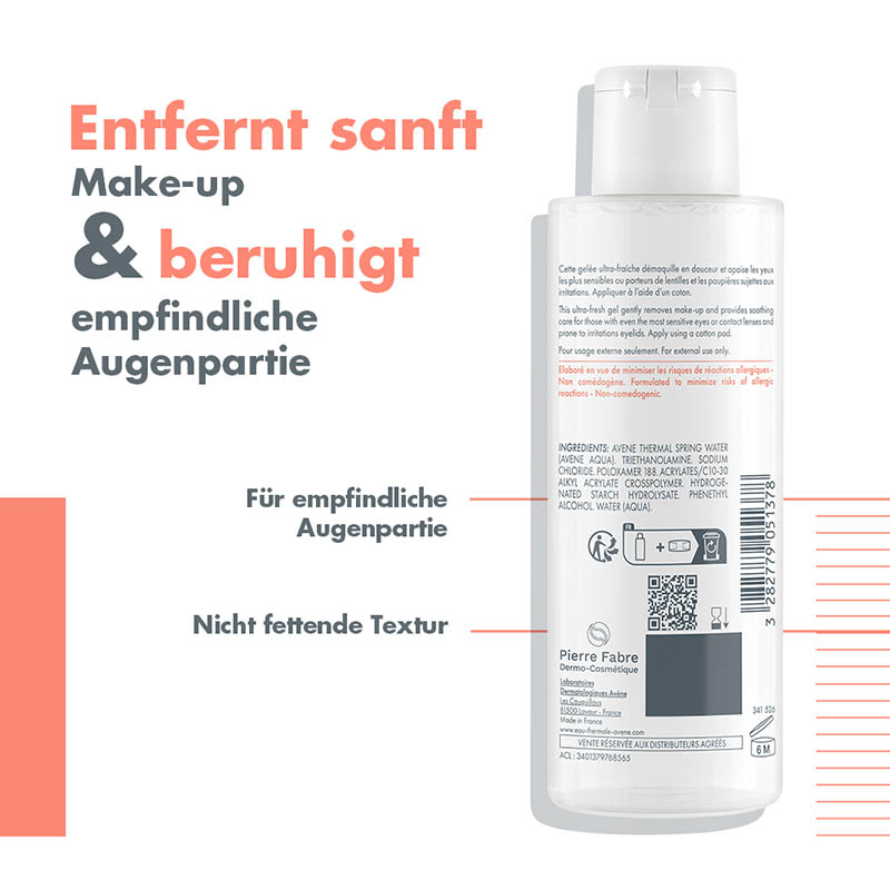 Avène Milder Augen Make-up-Entferner  125 ml Gel