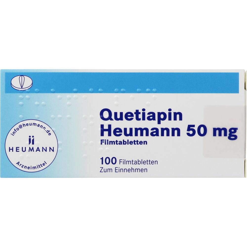 Quetiapin Heumann 50mg 100 St Filmtabletten