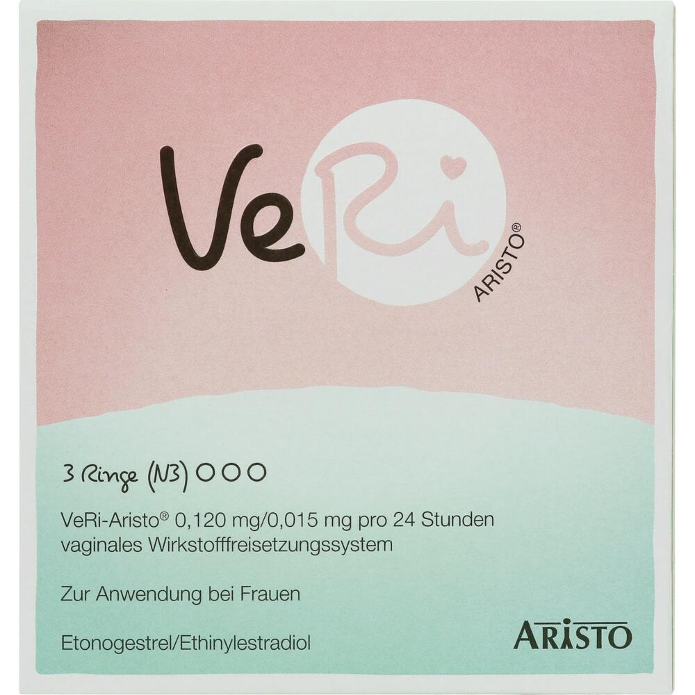 VERI Aristo 0,120mg/0,015mg pro 24Std.Vaginalring 3 St Vaginalring