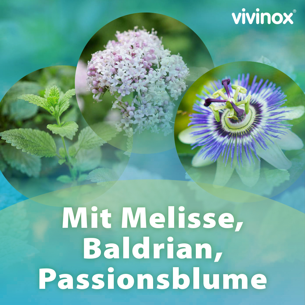 Vivinox Nervenruhe Beruhigungsdragees bei Unruhe und Einschlafstörungen 100 St Überzogene Tabletten