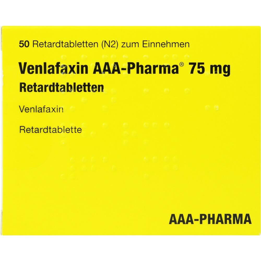 Venlafaxin AAA-Pharma 75 mg 50 St Retard-Tabletten