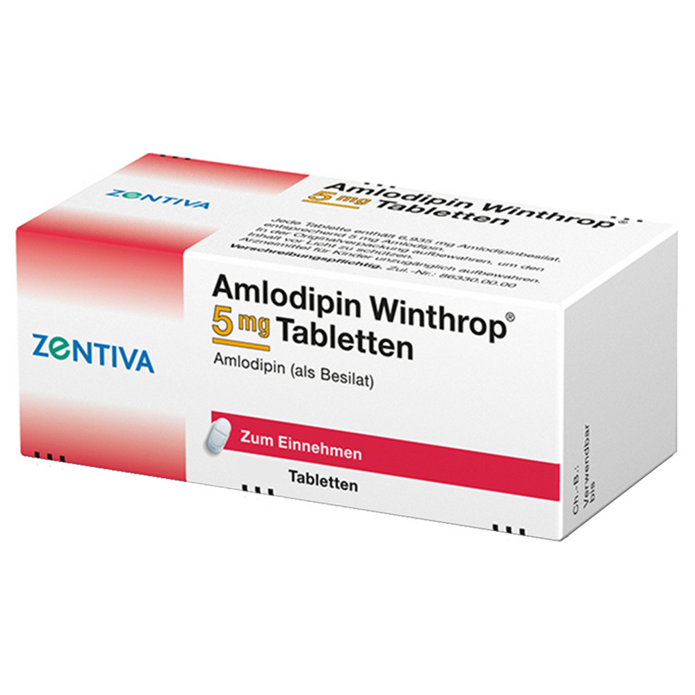 Amlodipin Winthrop 5mg 50 St Tabletten