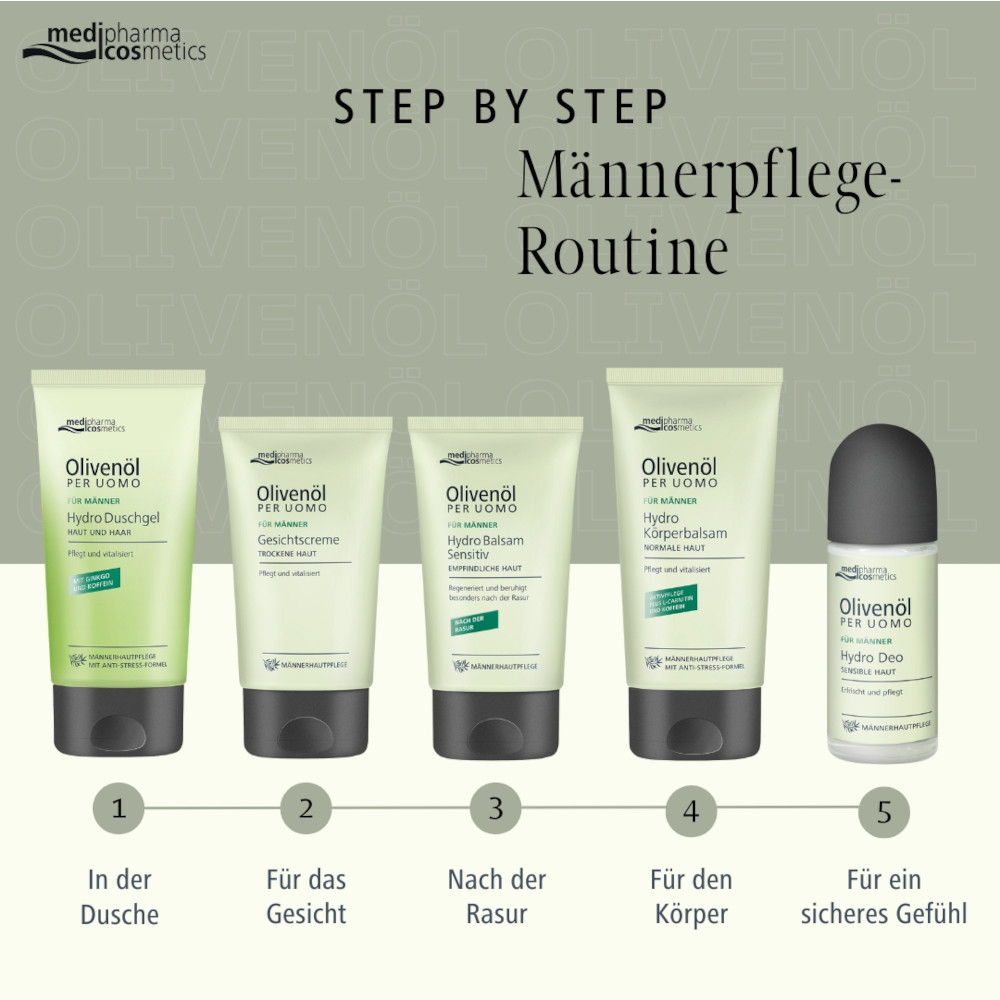 OLIVENÖL Per Uomo Hydro Balsam sensitiv 50 ml Balsam